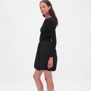 GAP NWT Black Mini Bubble Dress ~Size Medium